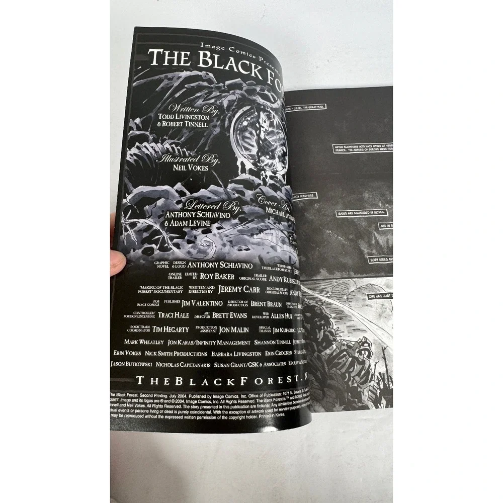The Black Forest Livingston Tinnell Vokes 2004 Horror Graphic Novel Image Comics